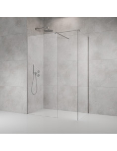 Radaway Modo X Brushed Nickel III nejudanti dušo sienelė