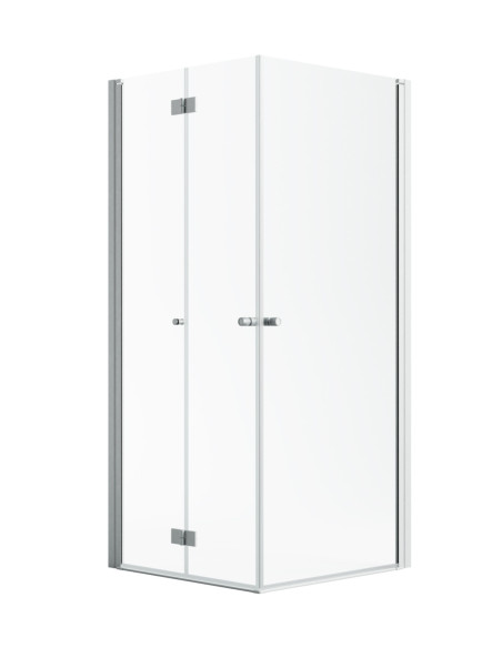 Kampinė dušo kabina Radaway Nes Brushed Nickel KDD B + KDD I