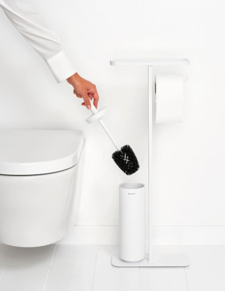 Stovas tualeto priemonėms Brabantia Mindset - balta