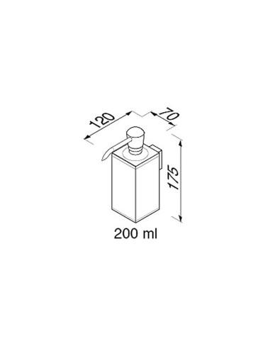 Muilo dozatorius 200 ml, Geesa Modern...