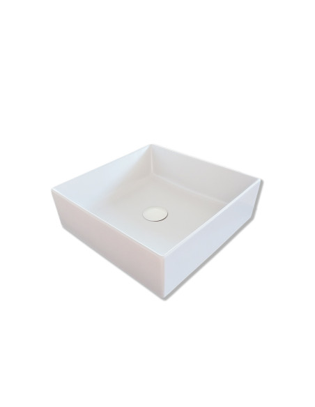 Pastatomas praustuvas Happy Hour Slim 00:40 400x400, baltas