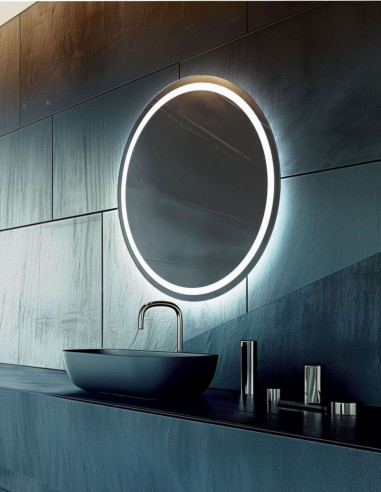 ONYX PLUS apvalus LED veidrodis