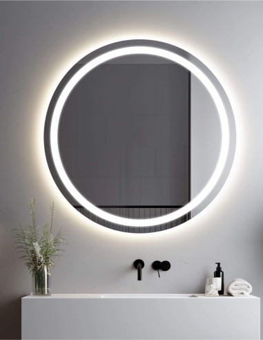 ONYX PLUS apvalus LED veidrodis