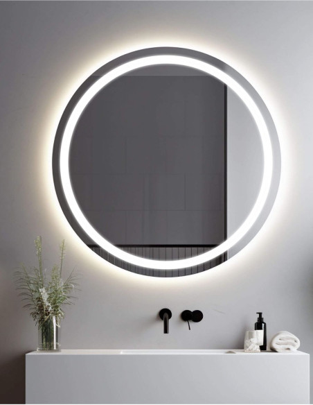 ONYX PLUS apvalus LED veidrodis