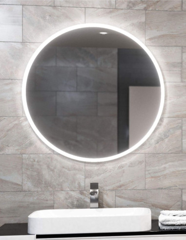 MILANO apvalus LED veidrodis