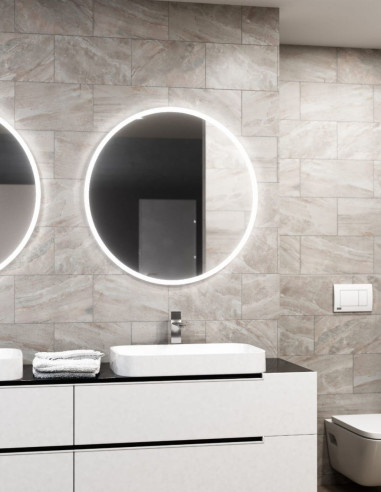 MILANO apvalus LED veidrodis