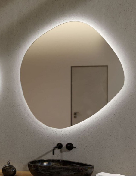 NEL 1 LED nestandartinės formos veidrodis