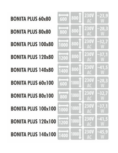 BONITA PLUS stačiakampis veidrodis su...