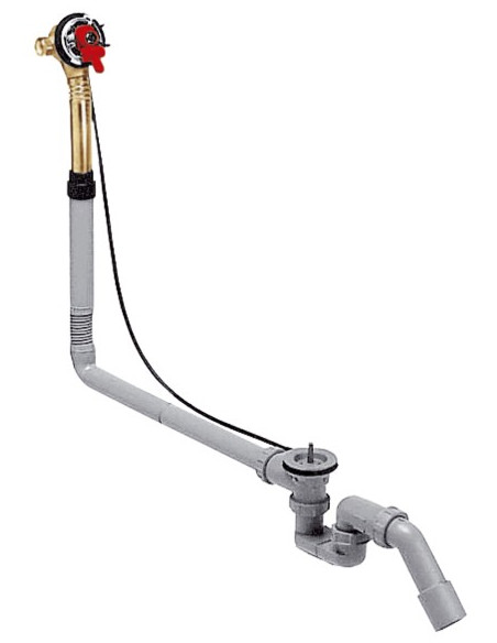 Hansgrohe Exafill (prailgintas) sifonas voniai  su vandens prileidimo funkcija