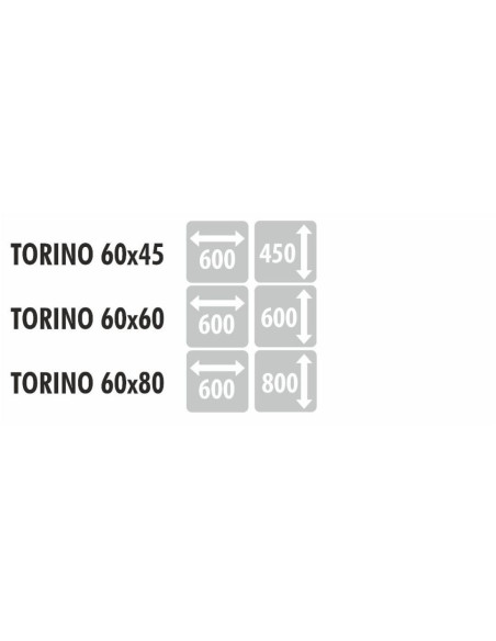 TORINO stačiakampis veidrodis su rėmu ir reguliuojamu kampu