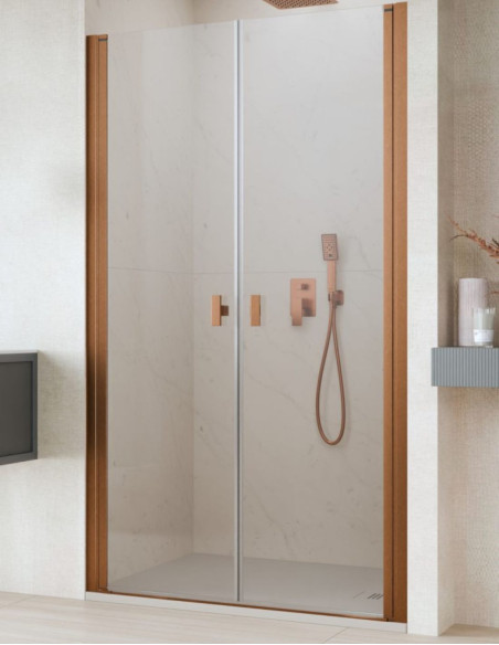 Radaway Nes Brushed Copper DWD I dušo durys