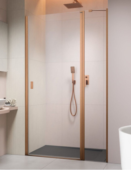 Radaway Nes Brushed Copper DWJ II dušo durys