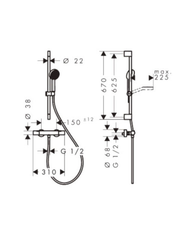 Hansgrohe Activera Select S shower...