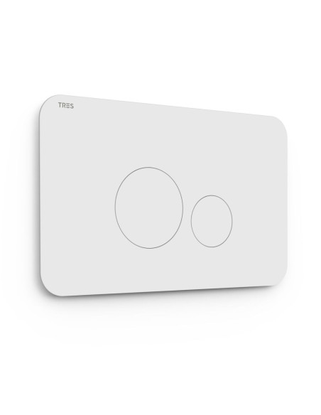 WC mygtukas TRES Dual Flush apvalūs mygtukai