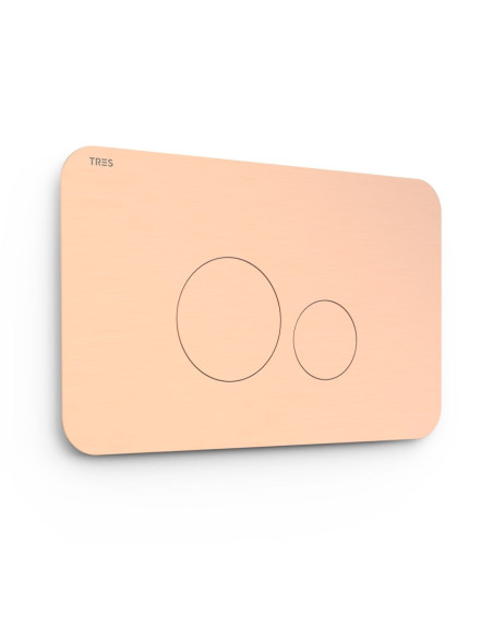 WC mygtukas TRES Dual Flush apvalūs mygtukai