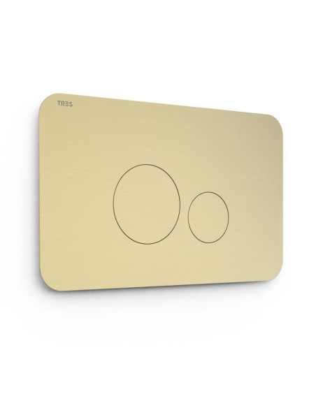 WC mygtukas TRES Dual Flush apvalūs mygtukai