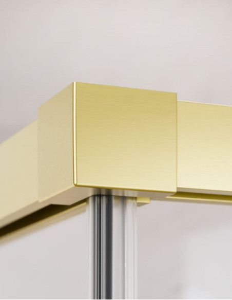 Radaway Idea Brushed Light Gold KDD kampinė dušo kabina