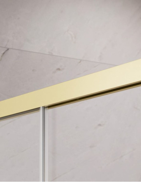 Radaway Idea Brushed Light Gold KDD kampinė dušo kabina