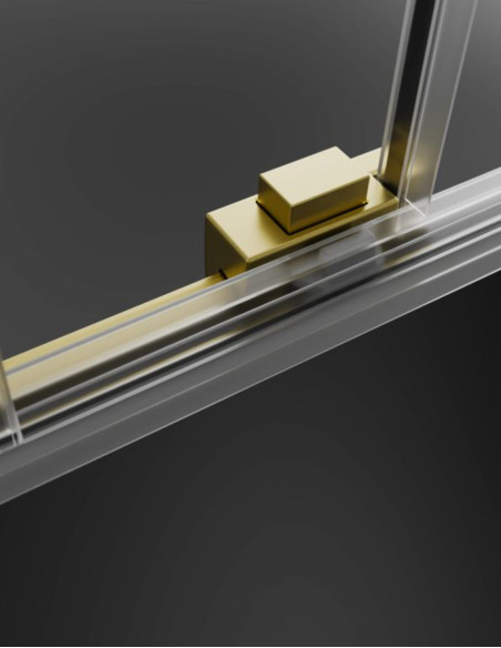Radaway Idea Brushed Light Gold KDD kampinė dušo kabina