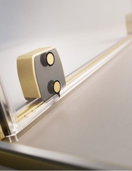 Radaway Furo SL Brushed Light Gold KDD kampinė dušo kabina