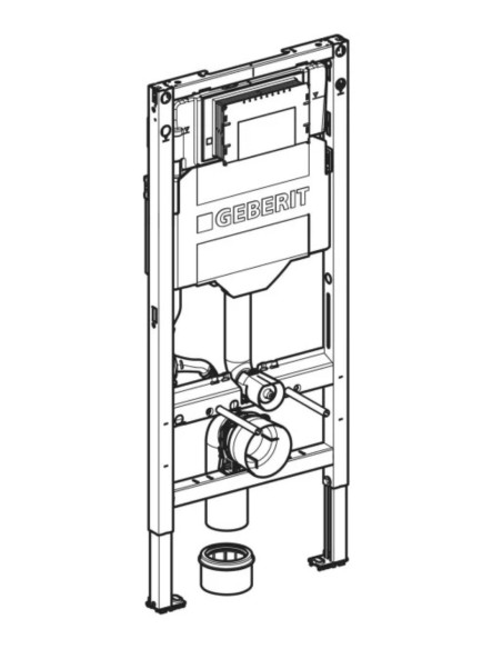 Duofix SIGMA WC rėmas 12 cm H112cm su tviritnimo komplektu