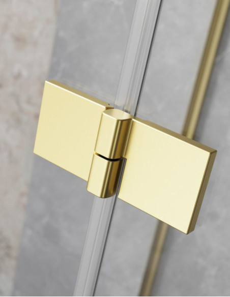 Radaway Essenza 6 Brushed Light Gold KDJ+S  kampinė dušo kabina