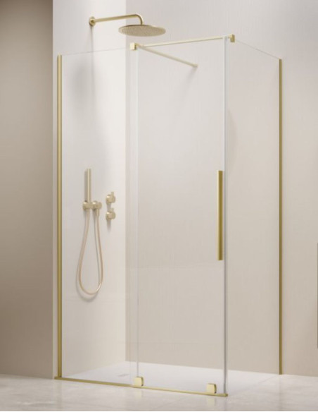 Radaway Furo Brushed Light Gold KDJ kampinė dušo kabina
