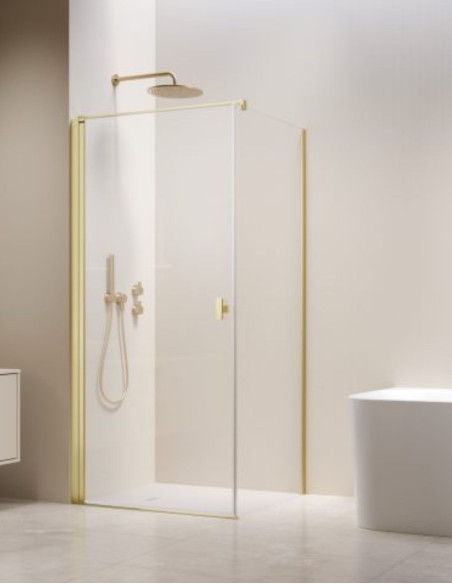Radaway Nes Brushed Light Gold KDJ I kampinė dušo kabina
