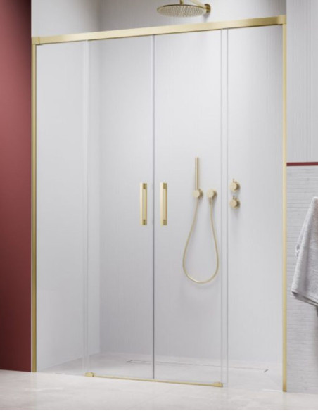 Radaway Idea DWD Brushed Light Gold dušo durys