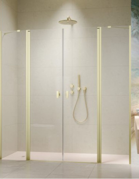Radaway NES Brushed Light Gold DWD II dušo durys