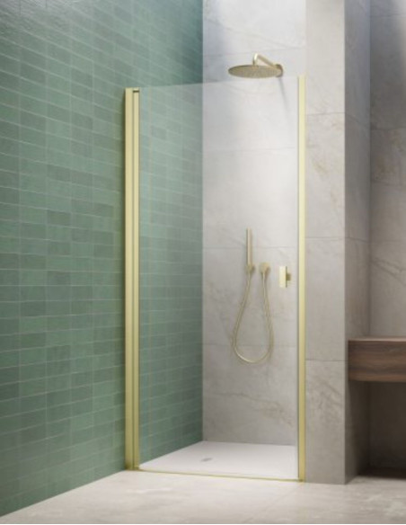 Radaway Nes Brushed Light Gold DWJ I dušo durys