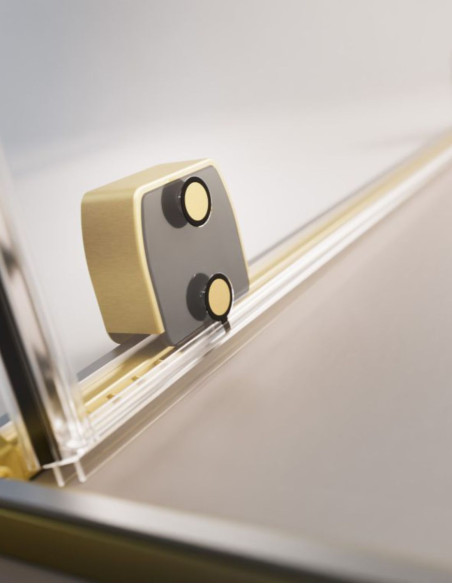 Radaway Furo Brushed Light Gold Walk-in nejudanti dušo sienelė