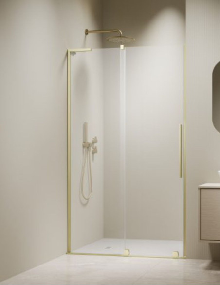 Radaway Furo SL Brushed Light Gold DWJ dušo durys