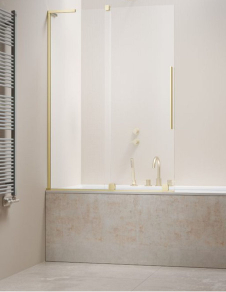 Radaway Furo SL Brushed Light Gold PND II vonios sienelė