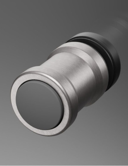 Kampinė dušo kabina Radaway Nes Brushed Nickel KDD B / KDD I