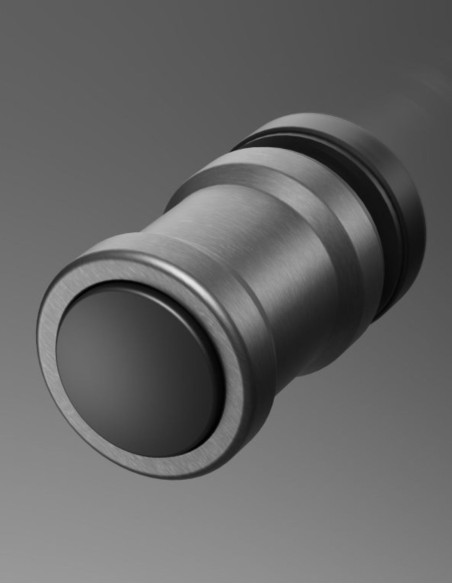Kampinė dušo kabina Radaway Nes KDD B / KDD II Brushed Gunmetal