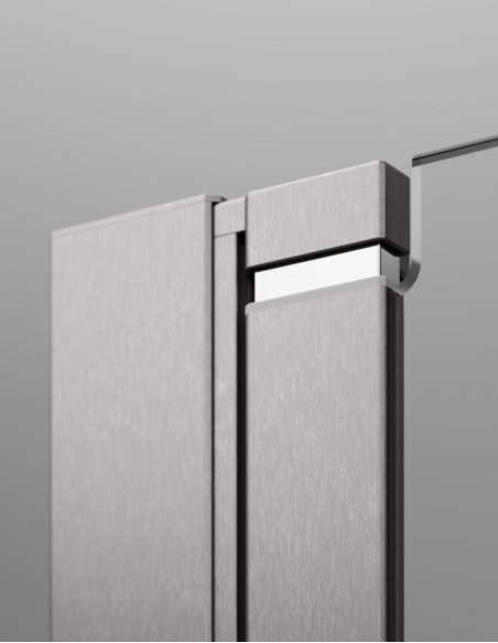 Kampinė dušo kabina Radaway Nes KDD B / KDD II Brushed Nickel