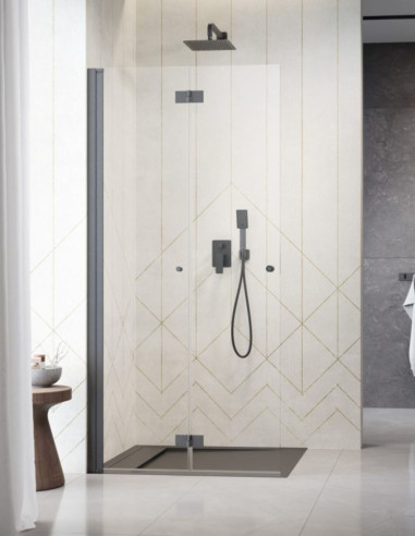 Radaway Nes Brushed Gun Metal Walk-in...