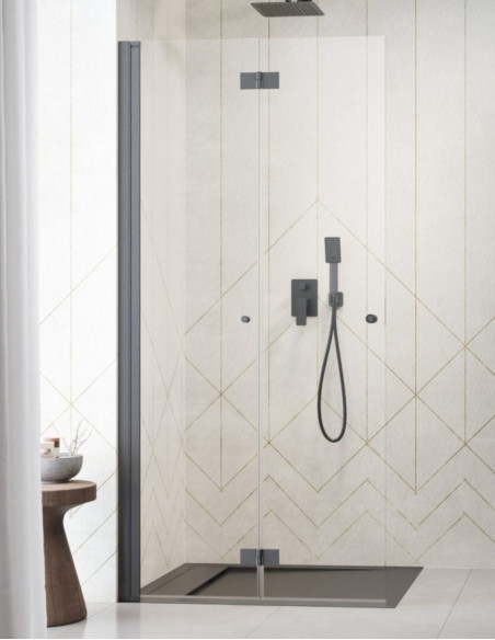 Radaway Nes Brushed Gun Metal Walk-in KDD B dušo kabina