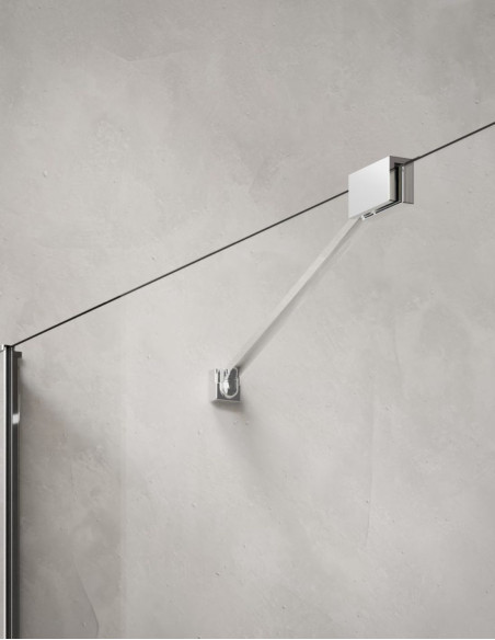 Radaway Nes Chrome Walk-in KDD II dušo kabina