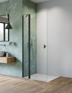 Radaway Nes Black Walk-in...