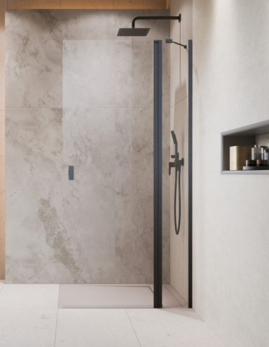 Radaway Nes Brushed Gun Metal Walk-in...