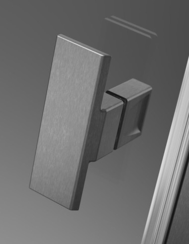 Radaway Nes Brushed Gun Metal Walk-in...