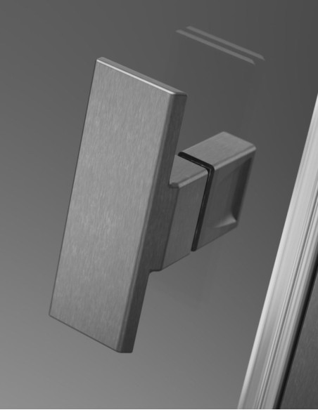 Radaway Nes Brushed Gun Metal Walk-in KDD II dušo kabina