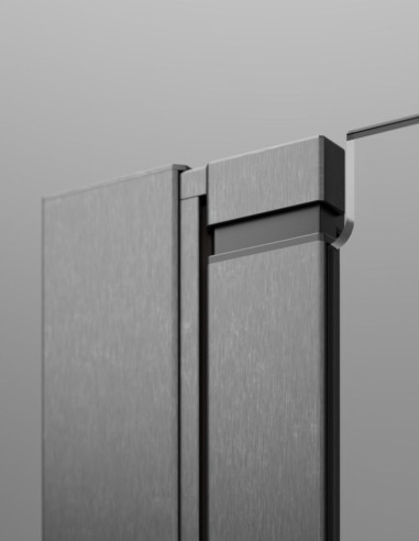 Radaway Nes Brushed Gun Metal Walk-in...