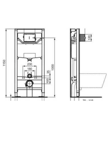 Ideal Standard ProSys potinkinis WC...