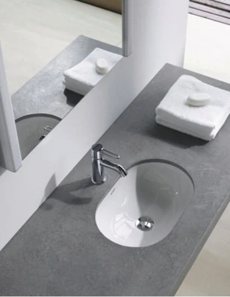 Duravit D-Code iš apačios montuojamas praustuvas