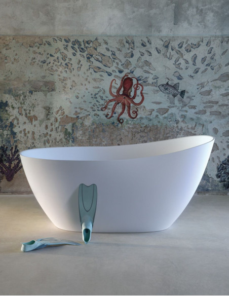 Silkstone vonia Paa Perla Onda 1575 x 740 laisvai pastatoma