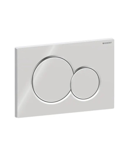 Geberit Sigma01 – apvalus vandens nuleidimo mygtukas.