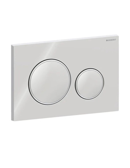 Geberit Sigma20 – apvalus vandens nuleidimo mygtukas.